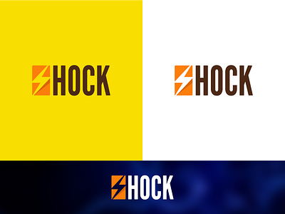 Shock Logo! brand identity branding electric electricity logo logo design logo designer shock