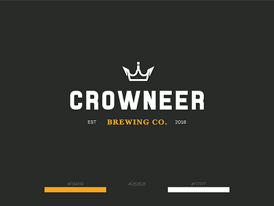 Crowneer Logo👑🍺 bar beer brand identity branding brewery concept logo logo design logo designer