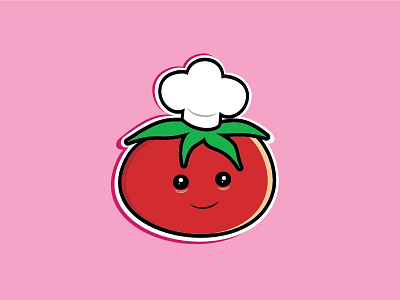 Tomato sticker - sticker mule tomato playoff character design design illustration minimal design playoff sticker sticker design