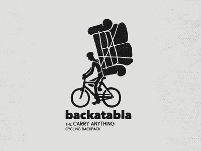 Backatabla logo bicycle illusrative design logo sofa