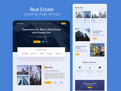 Real Estate Landing Page Design