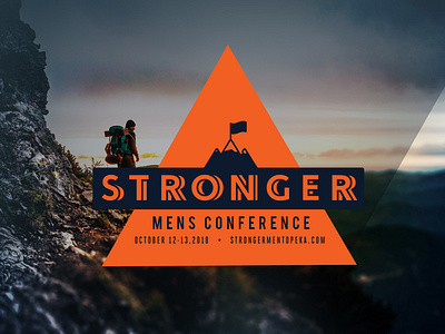 Stronger Mens Conference Logo / Look branding church conference conference logo graphic design logo