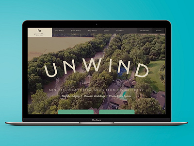 East Bank on Mill Creek Hotel / Resort Website design hotel ui ux video website