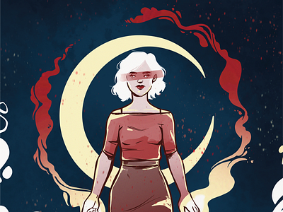 Sabrina Spellman comic comic art design devil fanart illustration sabrina witch