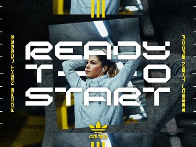 Ready to Start adidas customtype designinspiration fontself running sans serif sport type typeface design typography