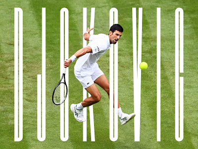 Djokovic Rules! customtype designinspiration fontself typeface design typography