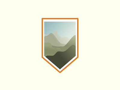 Mountain View flat inkscape mountains