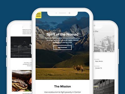 MadebyAdventure adventure branding experience design story telling travel ui ux web design