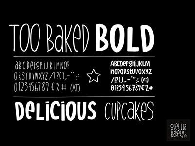 Baked Font corporate design typography