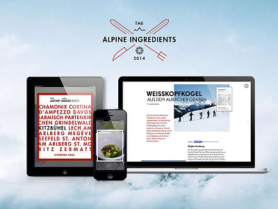 Alpine Ingredients Online Magazine design editorial epub mobile