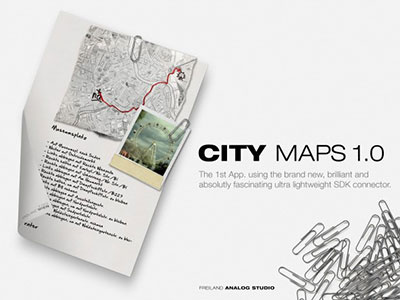 CITY MAP 1.0 analog app art direction photography