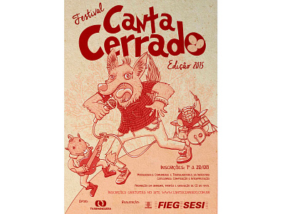 Festival Canta Cerrado illustration music