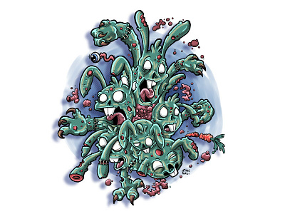 Zombie Bunnies illustration