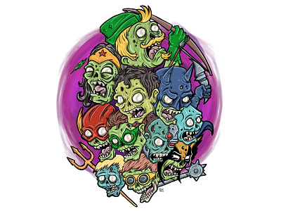 DC Zombies illustration