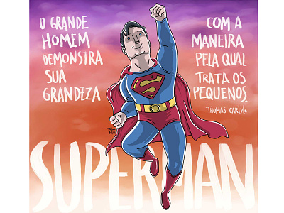 Superman cartoon comic illustration