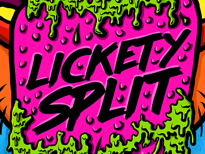 Lickety Split gross lickety split skateboard slime tongue