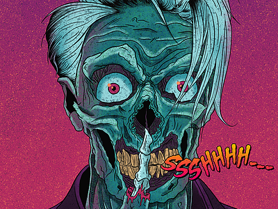 Comic Book Cover comic illustration zombie