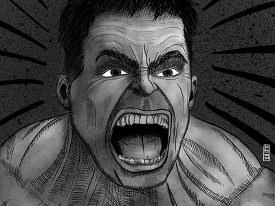 Hulk | Inktober Day 30 art comics drawing hulk inking inktober inktober 2018 marvel