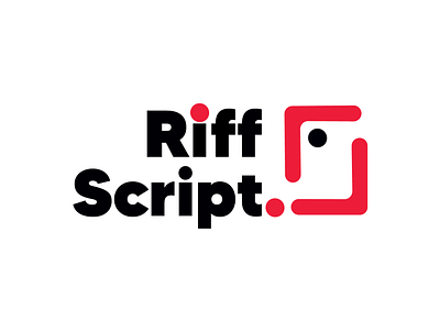 RiffScript 2.0 branding design logo typography ui ux web