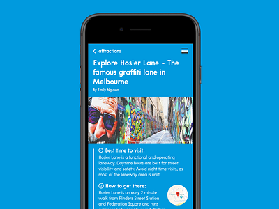 Article Screen - The Line App