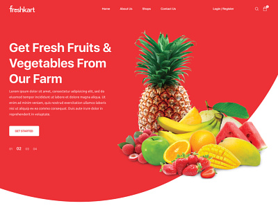 Freshkart homepage