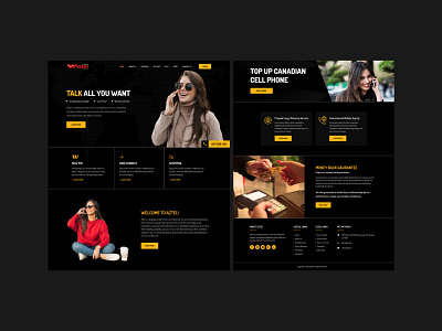 Aztel Homepage Design