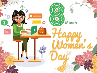 Happy Women Day womenday illustration creative