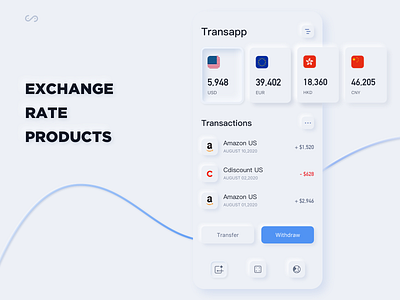 Exchange Rate_1 app design ui