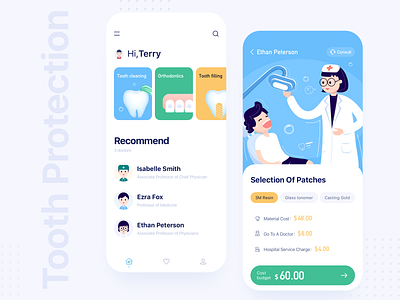 Tooth Protection app ui