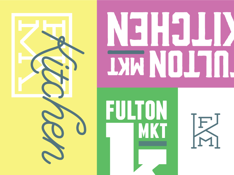 Fulton Market Kitchen branding logo type