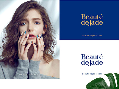 Branding "Beauté de Jade. " beauté de jade beauté de jade branding logo