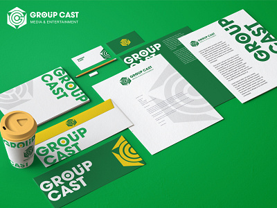 Brading Group Cast branding branding design group cast group cast grạphic grạphic