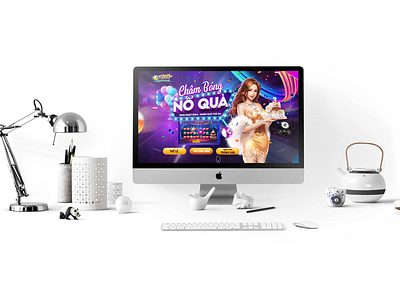 Langding Page " Châm Bóng Nổ Quà " webdesign