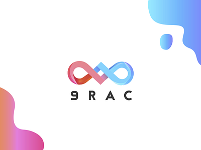 Logo 9RAC branding design flat icon illustration illustrator logo minimal type vector