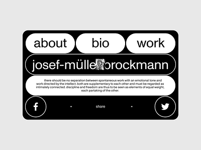 Josef Müller-Brockmann composition layout typography web design website website design