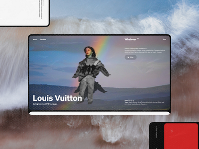 Project page | Creative agency agency website clothing brand creative agency design studio fashion fashion brand fashion design louis vuitton typography web design website website design