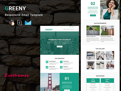 Greeny - Responsive Email Template