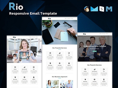 Rio - Responsive Email Template business campaign corporate email template freelance hire mailchimp marketing newsletter office responsive
