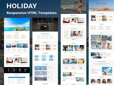 Holiday - Responsive HTML Landing Page