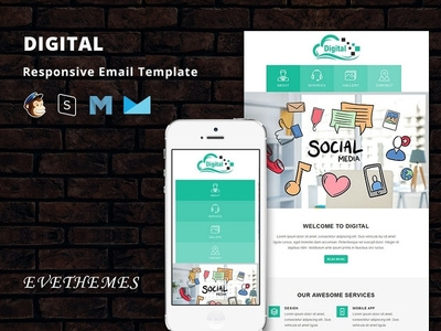 Digital - Responsive Email Template
