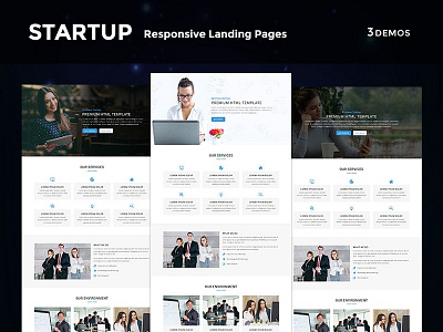 Startup - Multipurpose Responsive HTML Landing Page