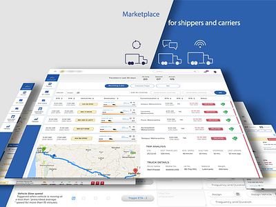 Truck tracking interface