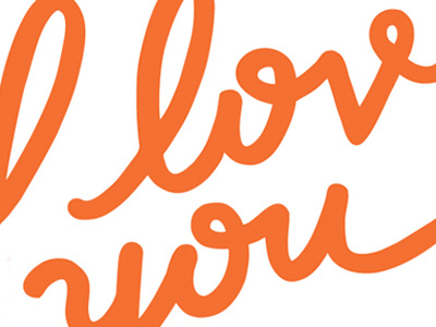 I Love You, Ya Weirdo detroit card co greeting card hand lettering lettering valentine