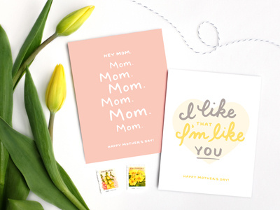 Mother's Day Cards detroit card co greeting card hand lettering lettering mothers day