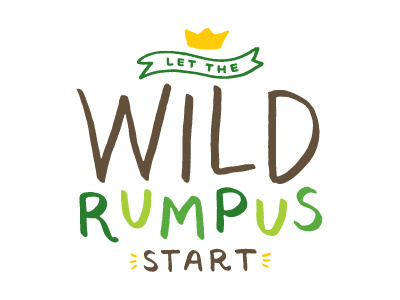 Let the Wild Rumpus Start announcement baby birth announcement crown etsy hand lettering lettering where the wild things are wild rumpus wild thing