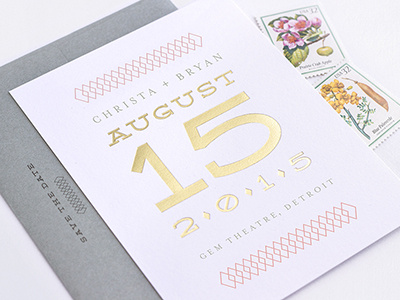 Mid-Century Modern Save The Date