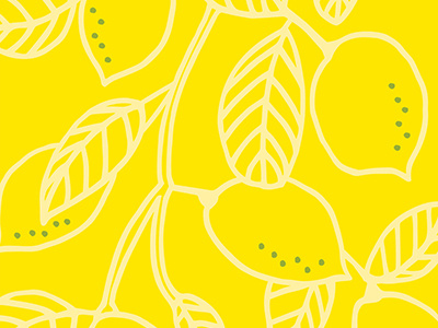 Lemon Pattern drawing genna cowsert lemon pattern yellow