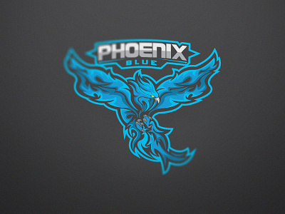 Phoenix Blue blue phoenix esports logo esports organization fire bird phoenix blue logo phoenix esports phoenix logo