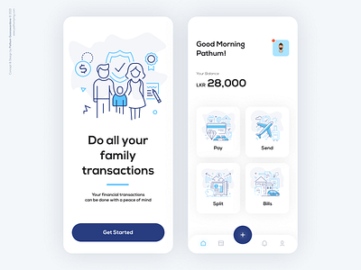 Digital Wallet - Mobile App Design Concept