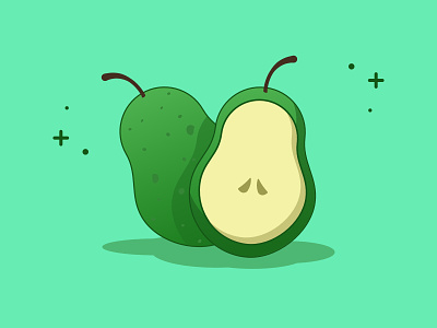Pears affini affinity clean fruit graphic health healthy icon illustration minimal pear pears sliced vector